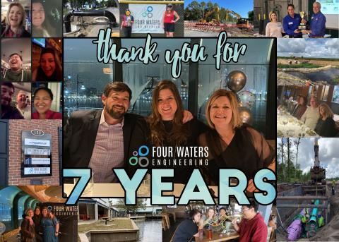 Happy Seventh Anniversary, Four Waters!