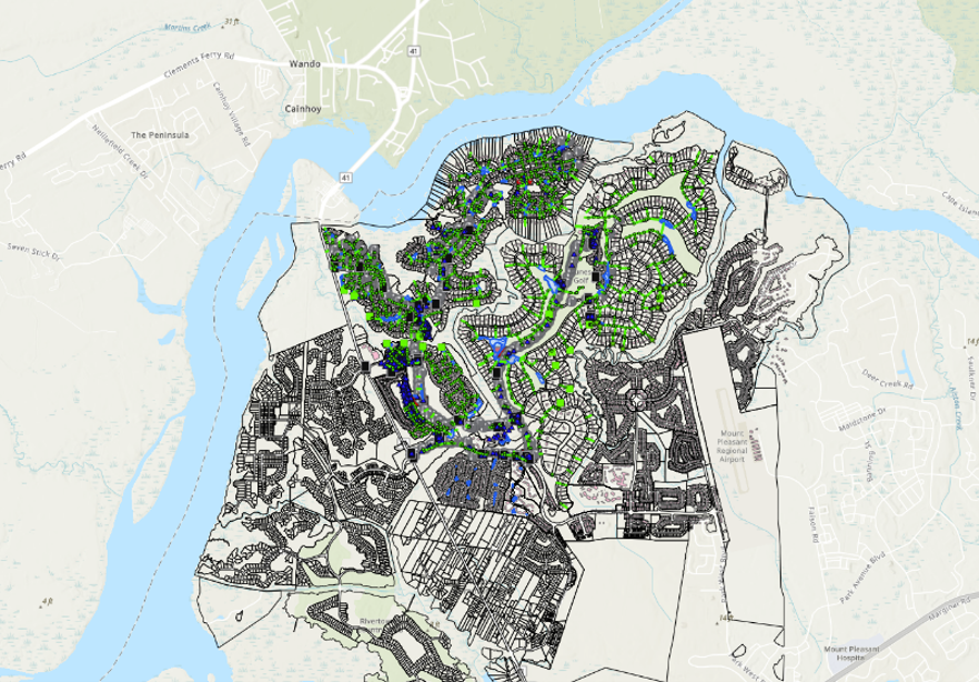 Dunes West Stormwater System GIS Inventory