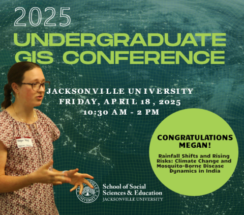 4Waters GIS Intern Megan Helge Presents at JU GIS Conference